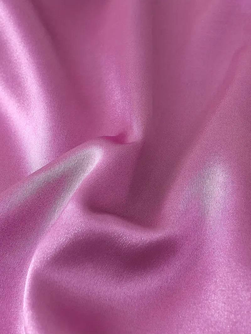 Women’s Pajama Set – Short Sleeve Button-Up Top & Fitted Shorts with Bow Detail, Comfortable Sleep 2