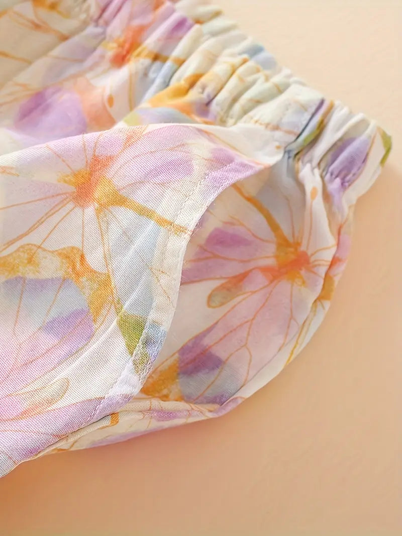 Women’s Elegant Floral Long Sleeve Pajama Set