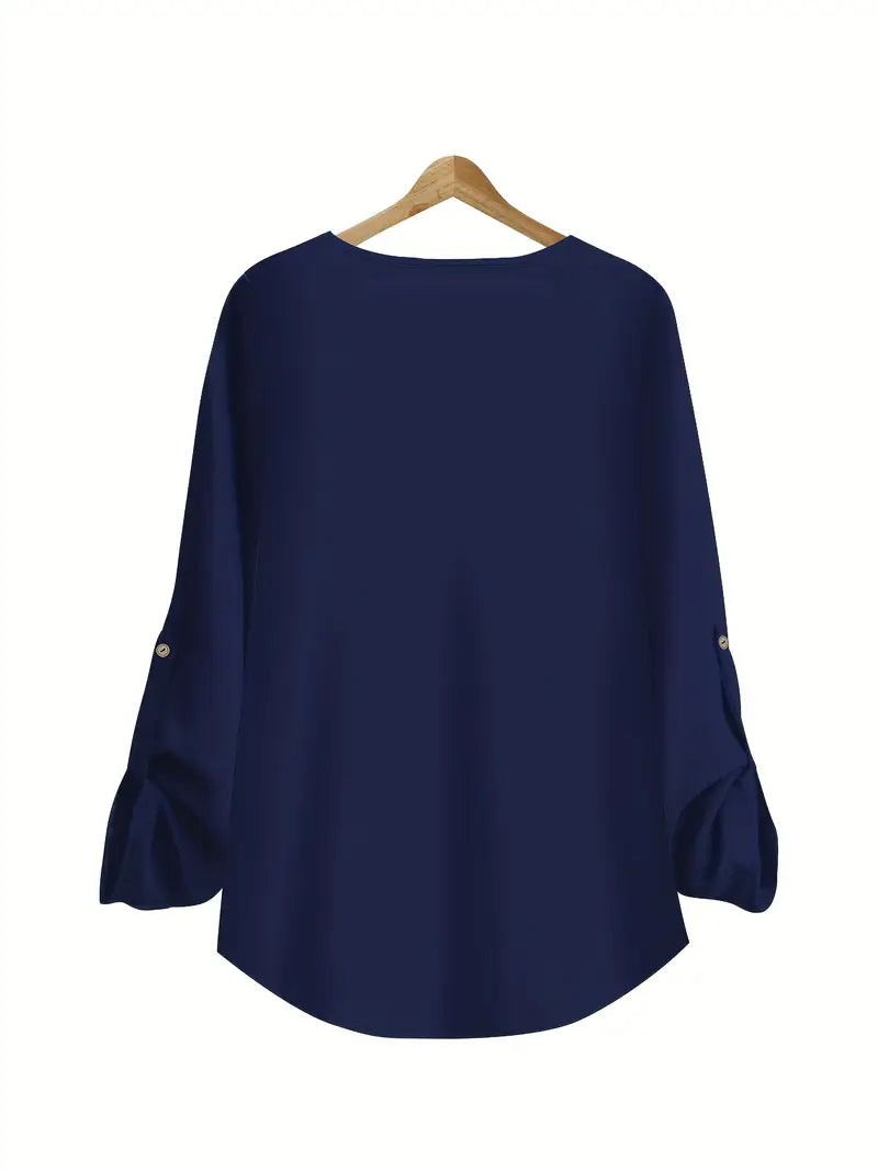 Comfort Chic: Plus-Size Shirt & Pants Set