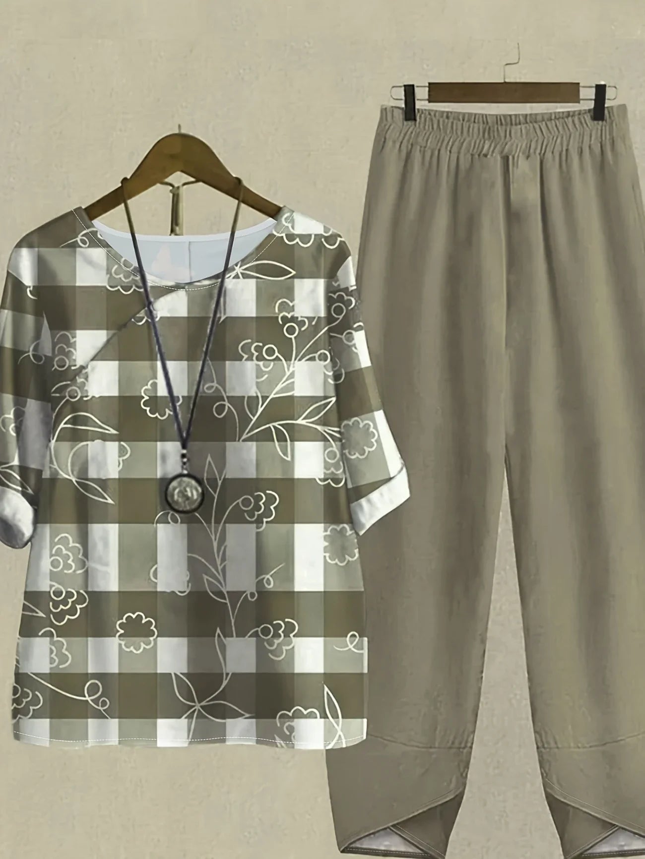 Chill Mode Co-Ord Set Half Sleeve T-shirt & Straight Leg Pant