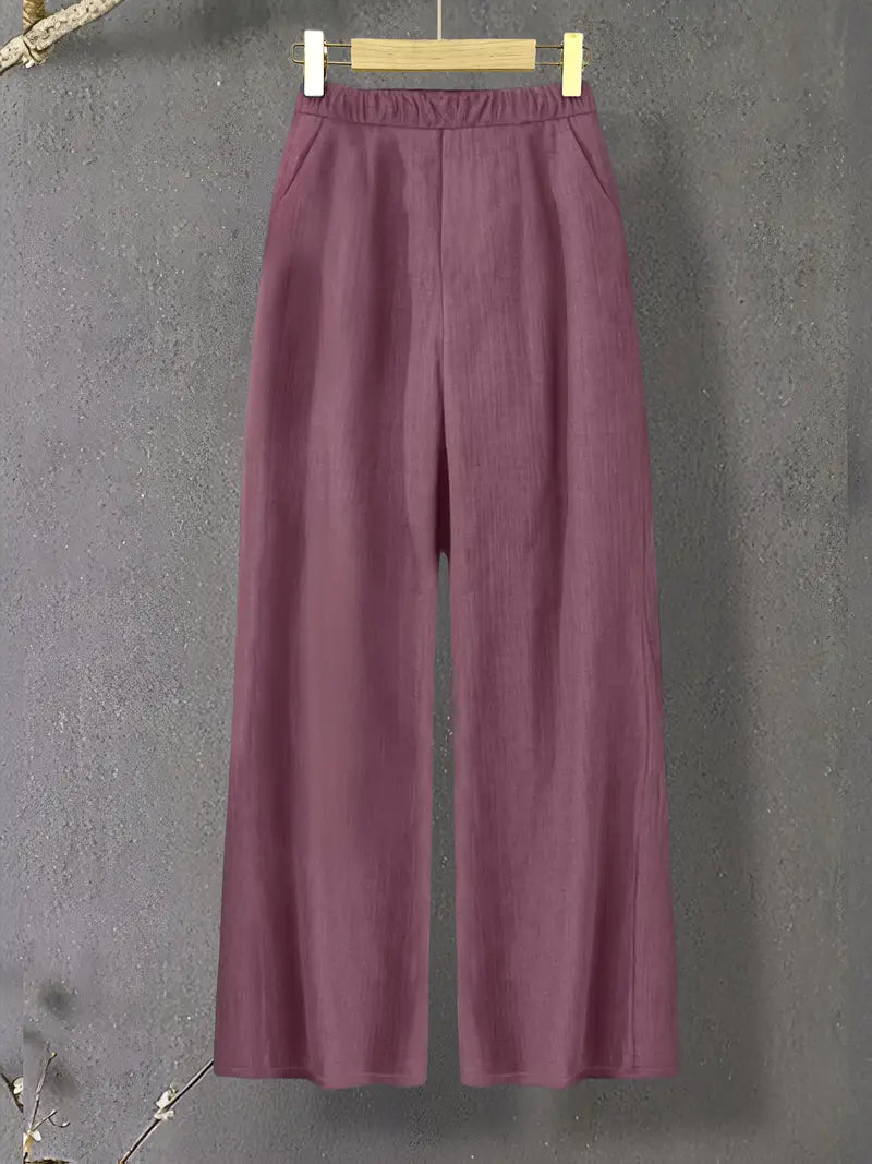 Comfort Chic: Plus-Size Shirt & Pants Set