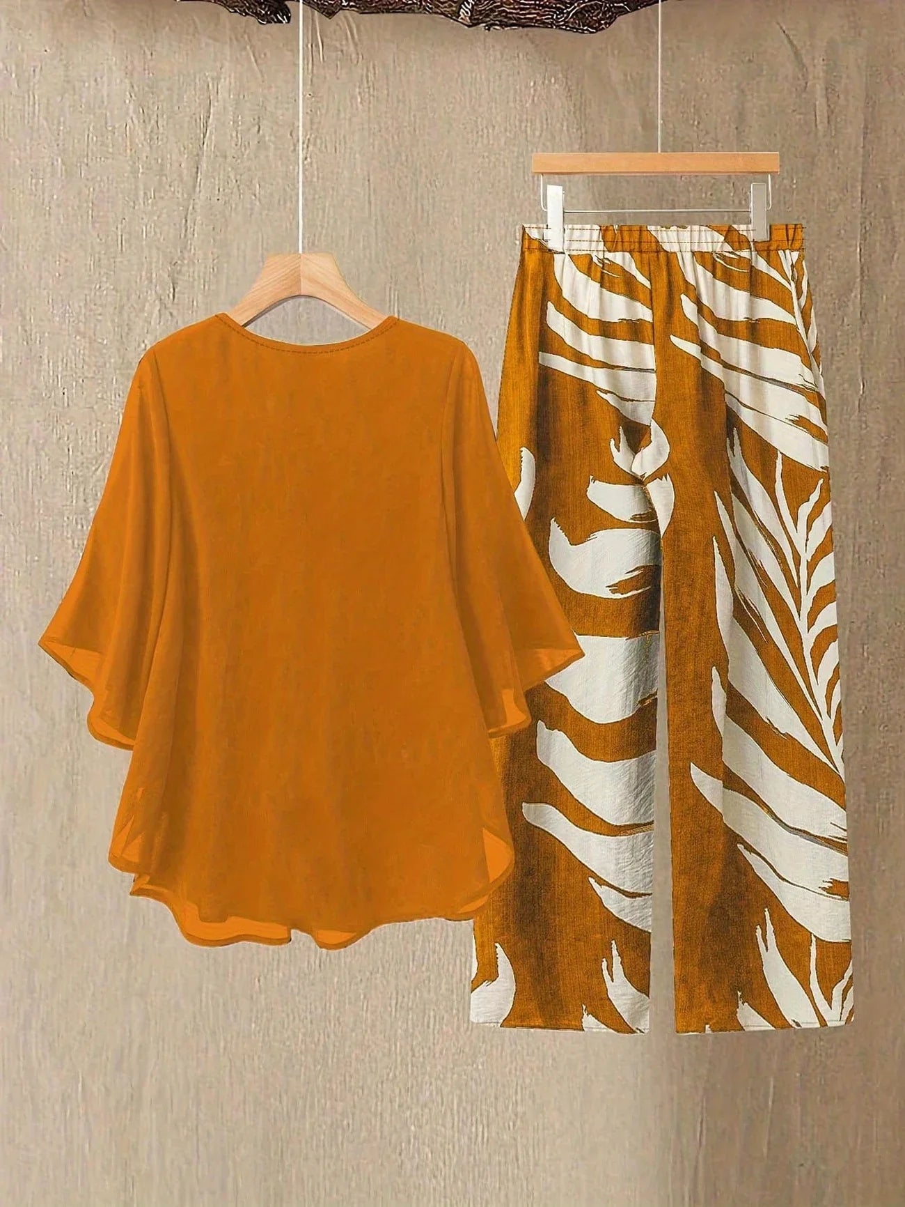 Chill Mode Co-Ord Set Half Sleeve T-shirt & Straight Leg Pant