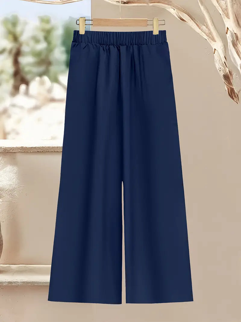 Comfort Chic: Plus-Size Shirt & Pants Set