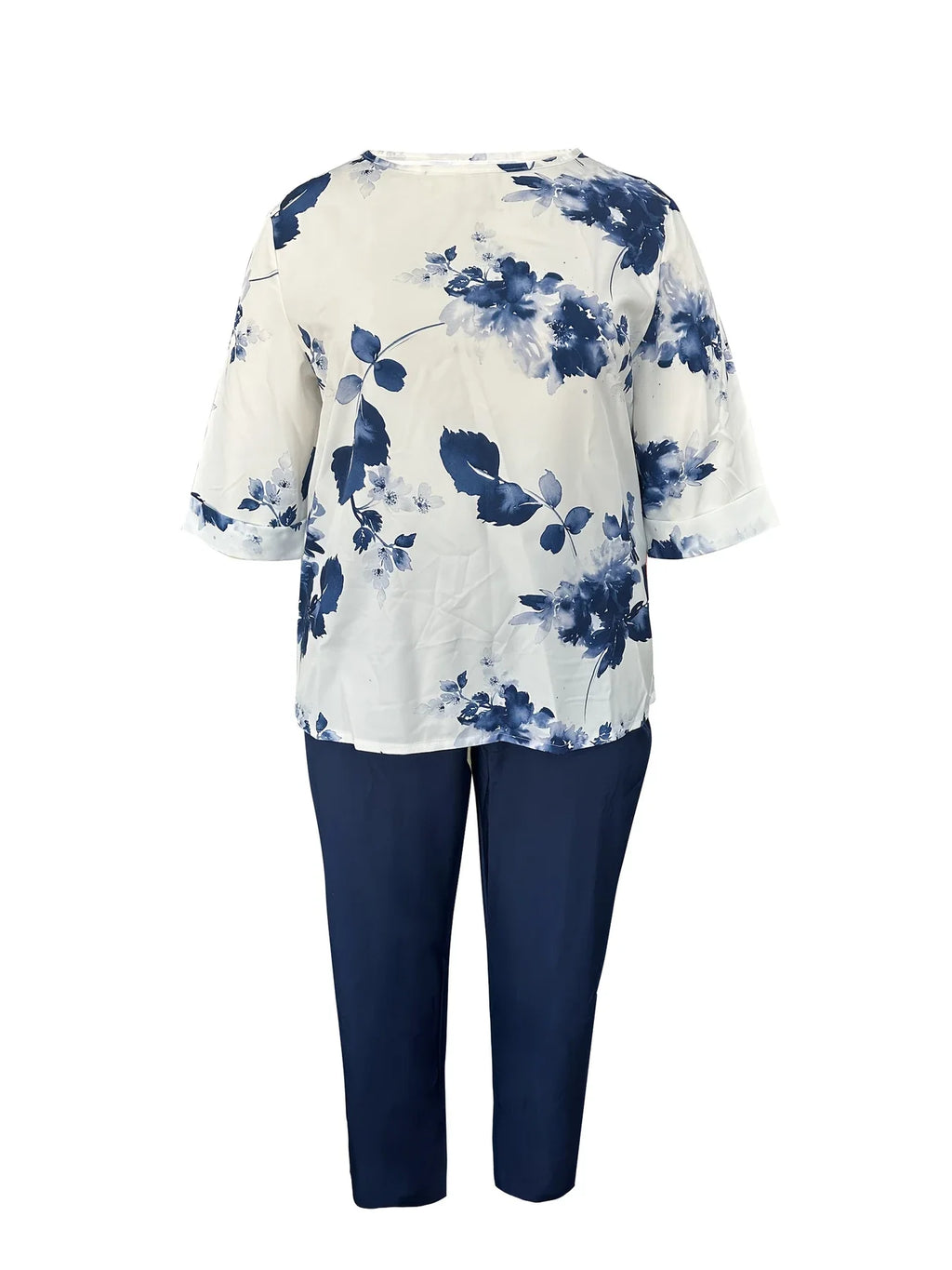 Chill Mode Co-Ord Set Half Sleeve T-shirt & Straight Leg Pant