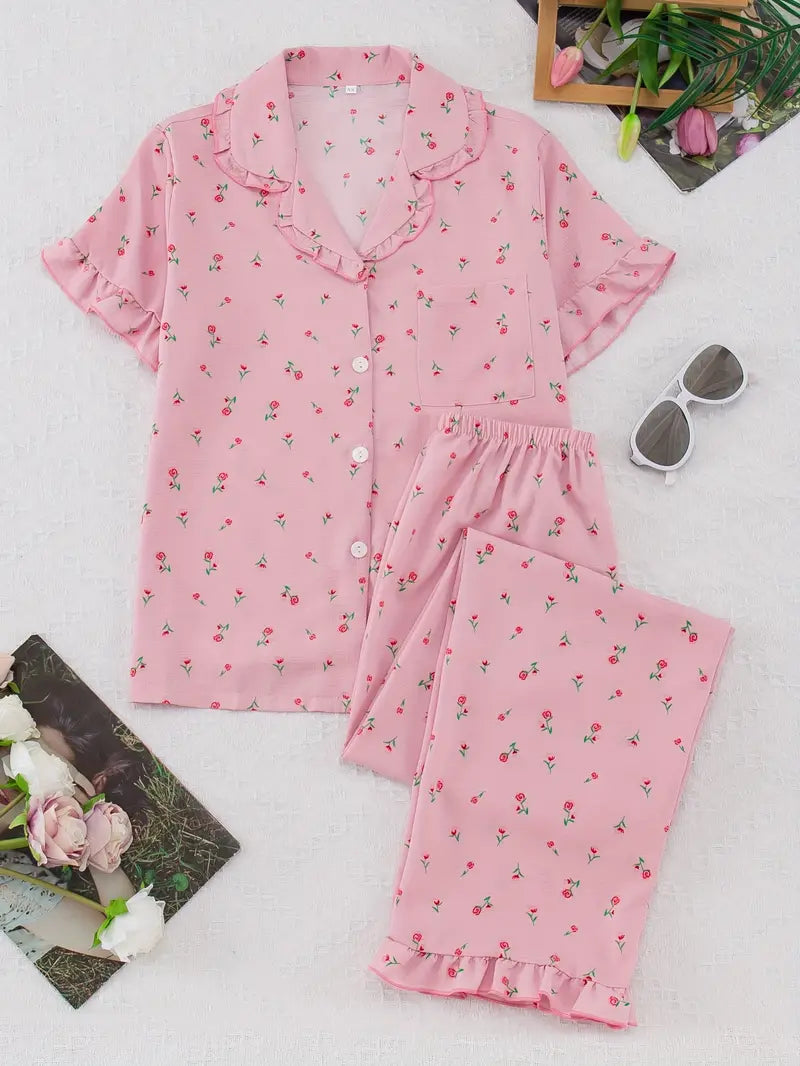 2 pic Set Bubble Pleated 2 pic Set