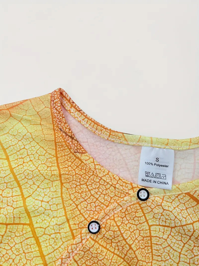 Chill Mode Co-Ord Set Half Sleeve T-shirt & Straight Leg Pant