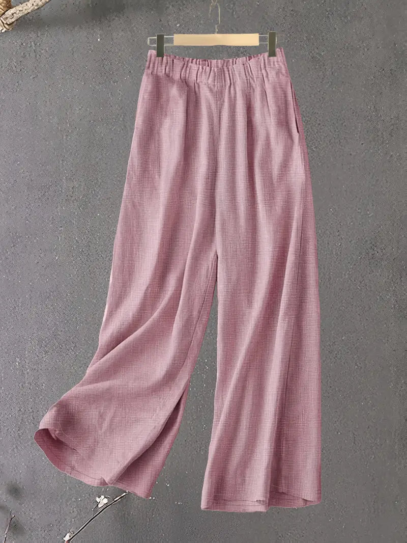 Comfort Chic: Plus-Size Shirt & Pants Set