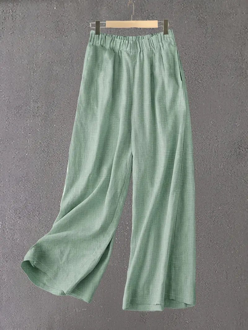 Comfort Chic: Plus-Size Shirt & Pants Set