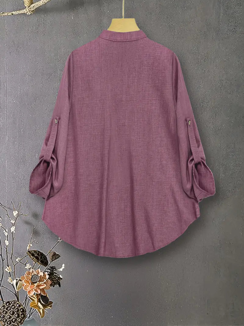 Comfort Chic: Plus-Size Shirt & Pants Set