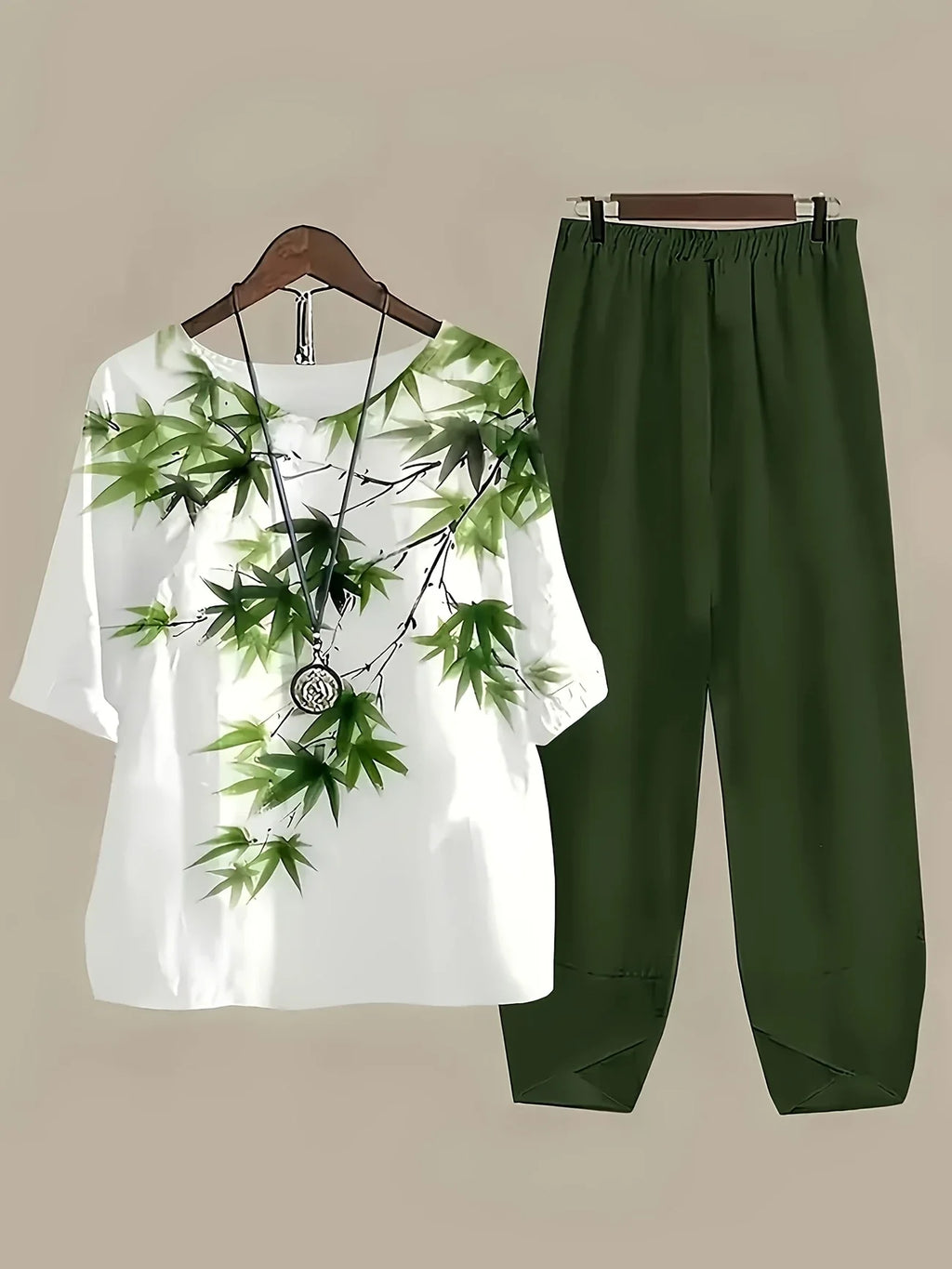 Chill Mode Co-Ord Set Half Sleeve T-shirt & Straight Leg Pant