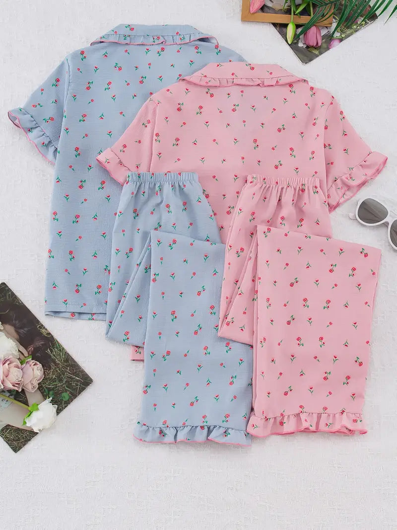 2 pic Set Bubble Pleated 2 pic Set