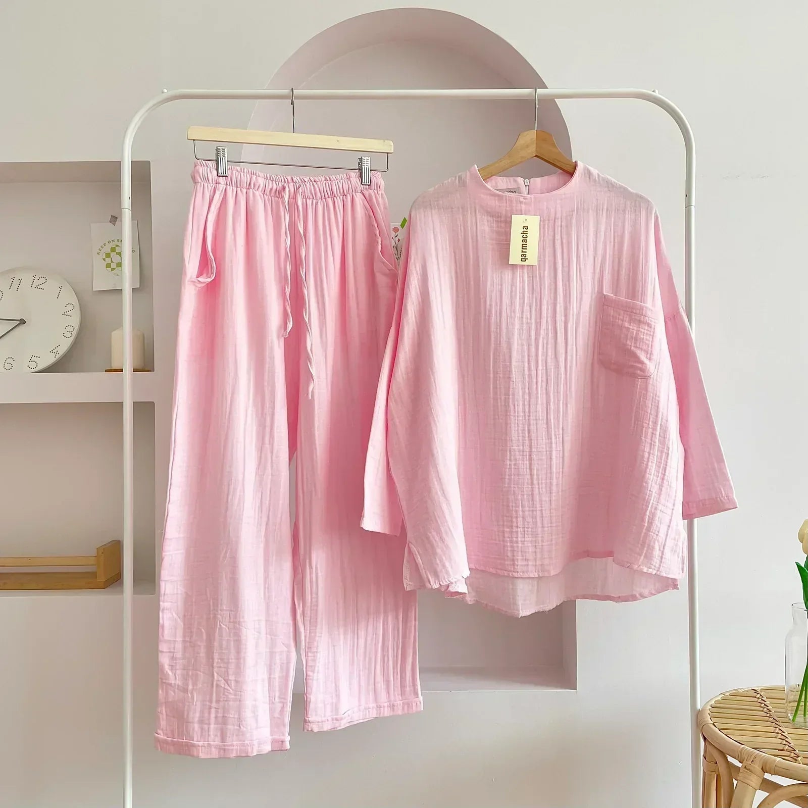 Comfort Chic: Plus-Size Shirt & Pants Set