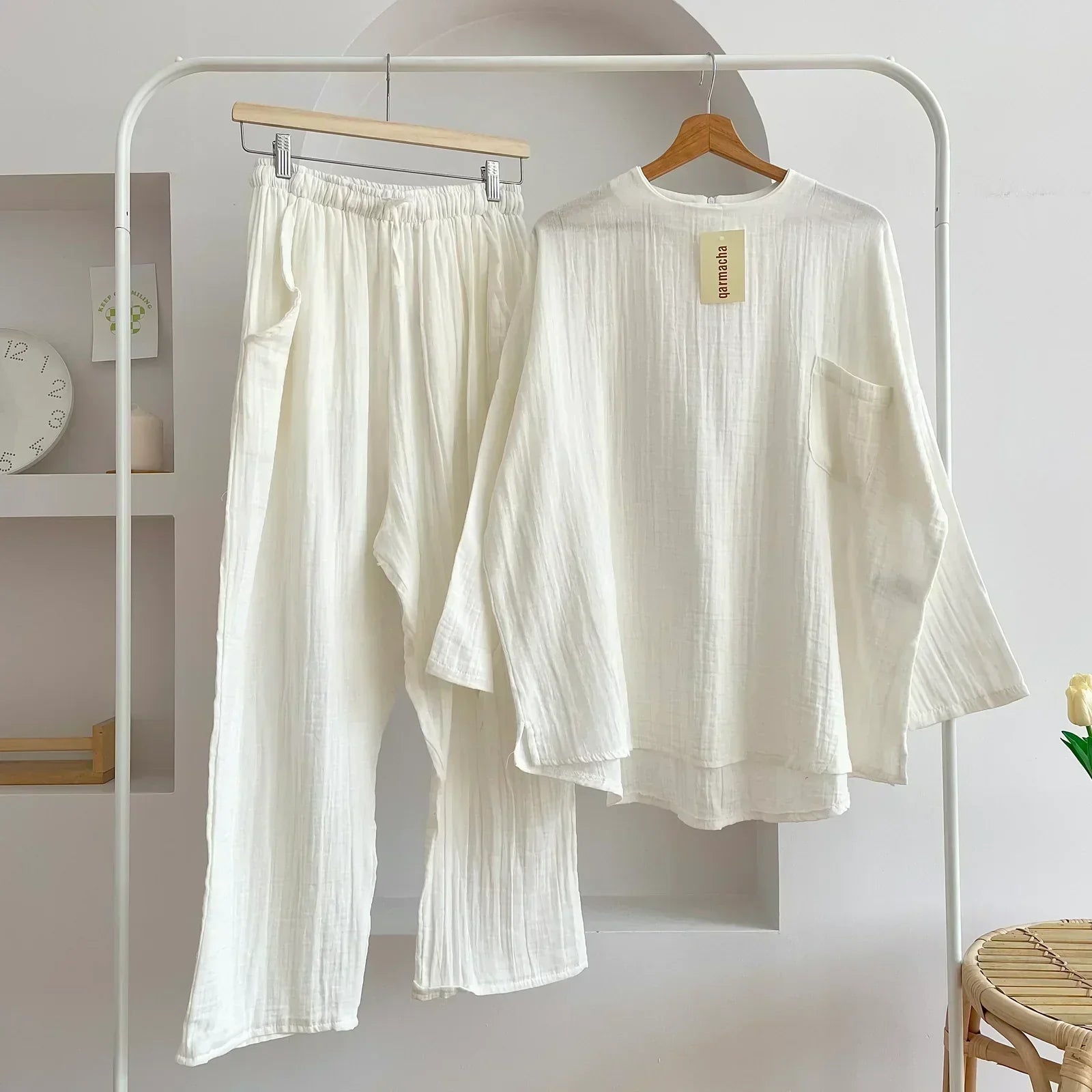 Comfort Chic: Plus-Size Shirt & Pants Set