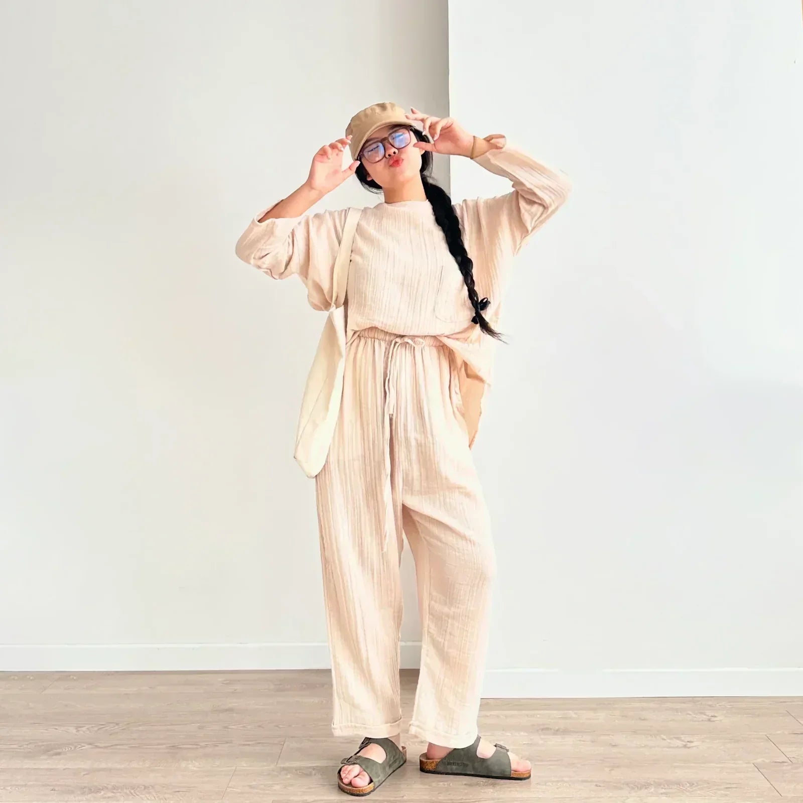 Comfort Chic: Plus-Size Shirt & Pants Set